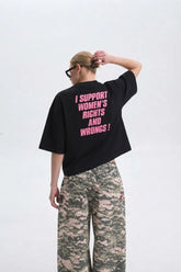 I support women's rights and wrongs